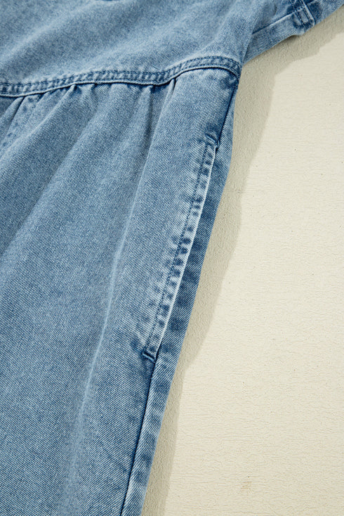 denim shirt mini dress