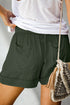 Green Strive Pocketed Tencel Shorts