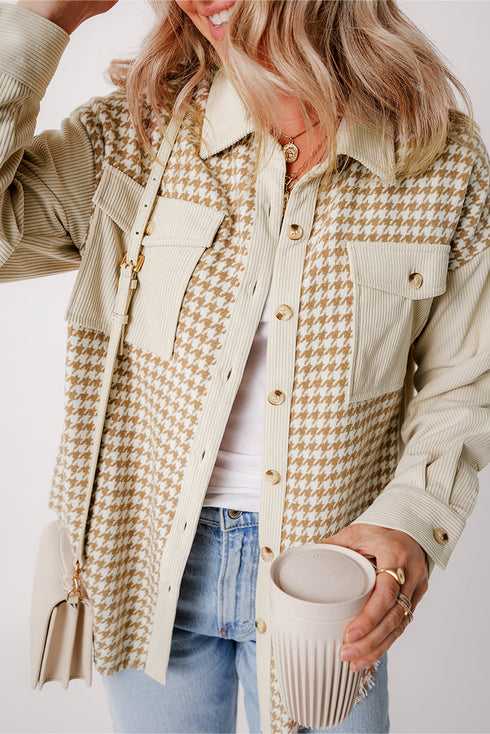 parchment-houndstooth-corduroy-patchwork-flap-pocket-shacket
