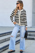 striped cardigan womens