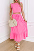 two piece maxi skirt set