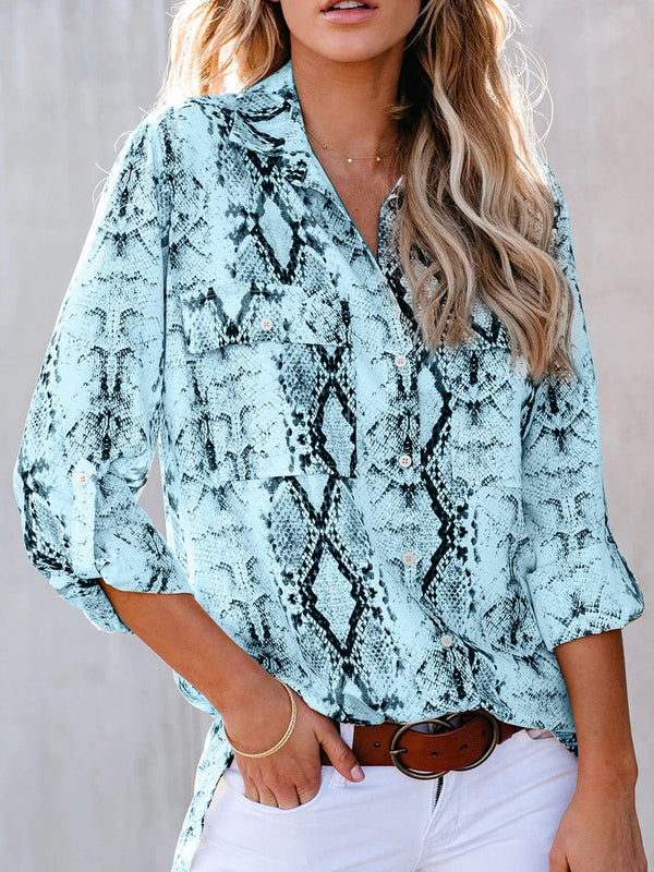 blue-wild-snake-print-shirt-with-pockets