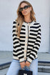 striped cardigan womens