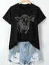 black-rhinestone-steer-head-graphic-fashion-t-shirt