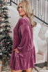 plus size velvet dress