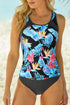 sky-blue-palm-leaves-print-sleeveless-tankini-swimsuit