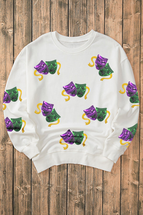 vintage mardi gras sweatshirt