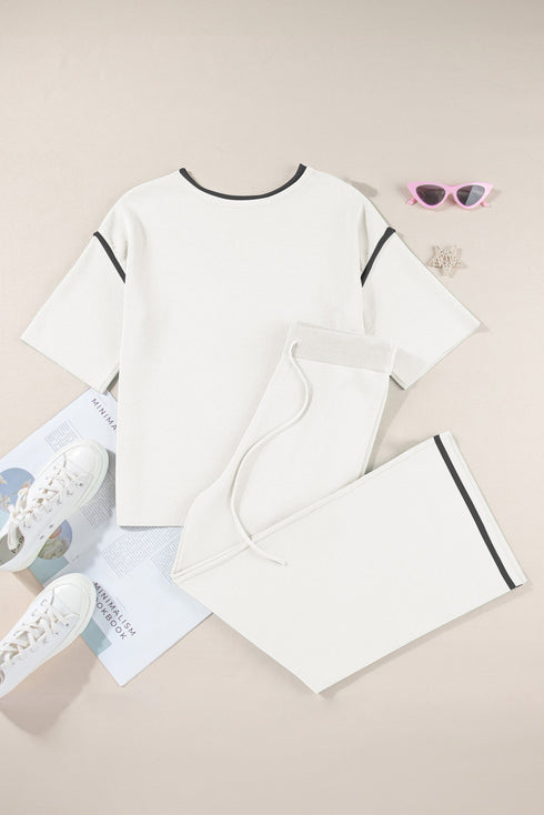 sweater knit 2pcs set