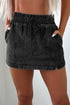 black denim shorts women