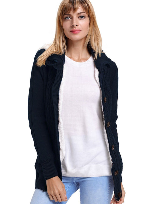 navy-blue-long-sleeve-button-up-hooded-cardigans