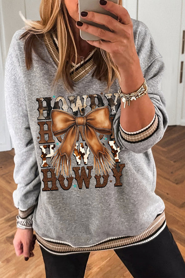 western graphic sweatshirt