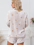 white-plush-star-pattern-long-sleeve-pullover-and-shorts-lounge-set