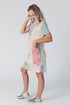 loose-printed-short-sleeve-zippered-v-neck-dress