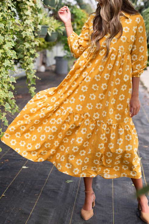 floral maxi dress