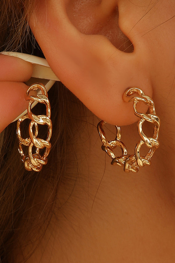 gold plated earrings
