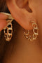 gold plated earrings