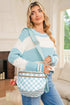 checkered print crossbody bag