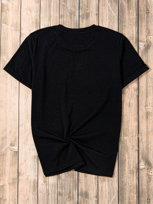 black-rhinestone-steer-head-graphic-fashion-t-shirt