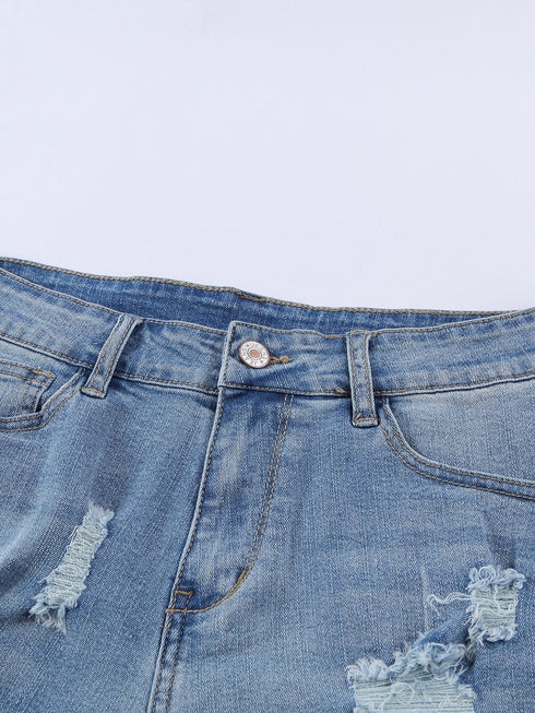 spring-summer-stylish-denim-shorts-sexy-low-waist-lace-up-detail-flag-pattern-skinny-fit-with-stretch-fabric-hand-wash-or-dry-clean