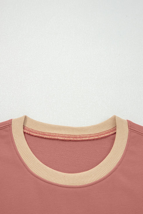 color block sweatshirt