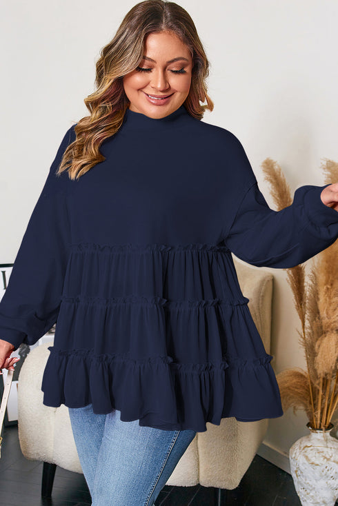 plus size long sleeve top