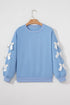 womens crew neck sweatshirt