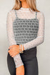 sheer mesh top