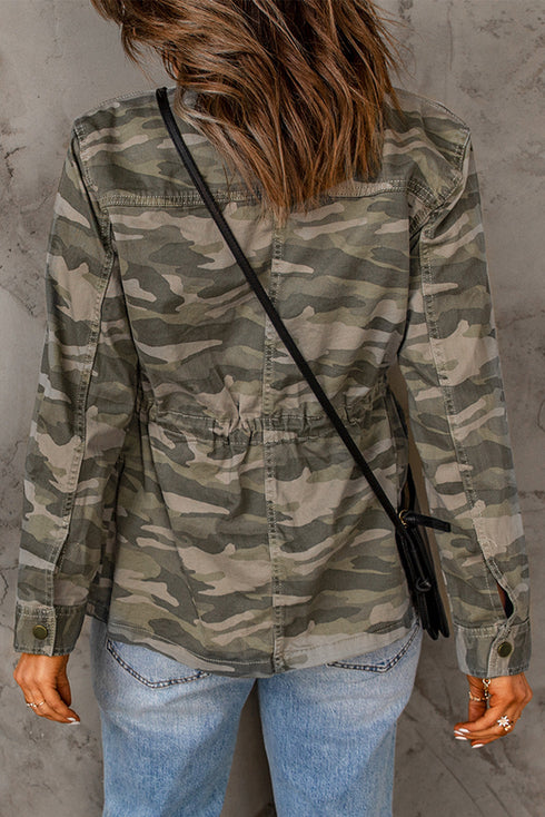 green-camo-print-multi-pockets-button-up-jacket