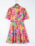 tropical-print-half-sleeve-casual-dress
