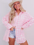 pink-mix-checked-patchwork-long-sleeve-shirt