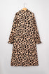 leopard print midi dress