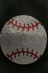 black-rhinestone-baseball-pattern-round-neck-t-shirt