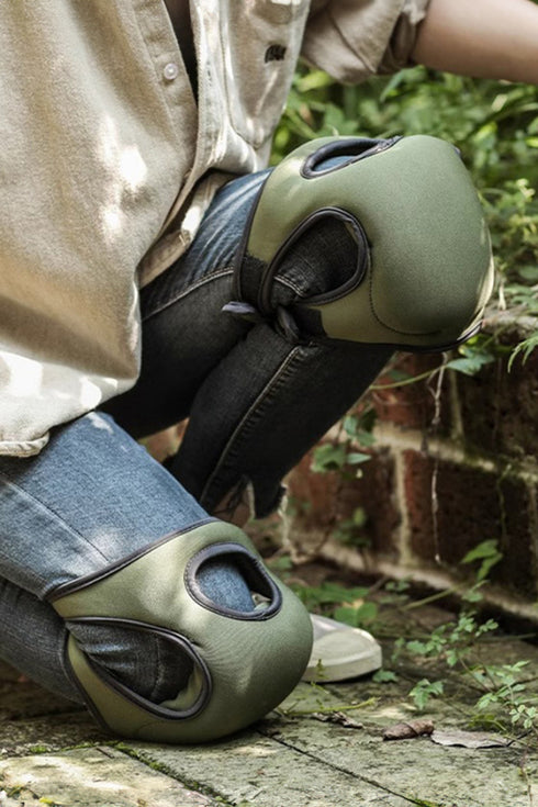 Guacamole Green Gardening Work Protective Cushion Soft Knee Pads