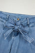 blue wide leg jeans