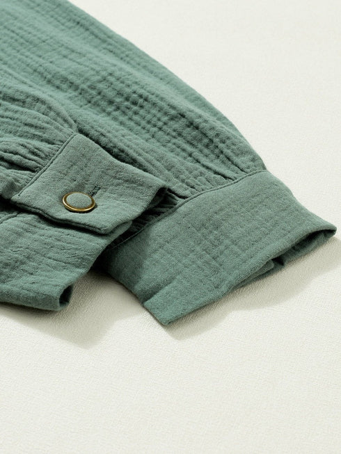 womens-coats-beaded-button-solid-color-lantern-long-sleeve-coat