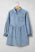 denim shirt mini dress