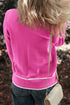 womens hot pink cardigan