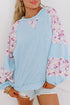 beau-blue-textured-floral-patchwork-balloon-sleeve-blouse