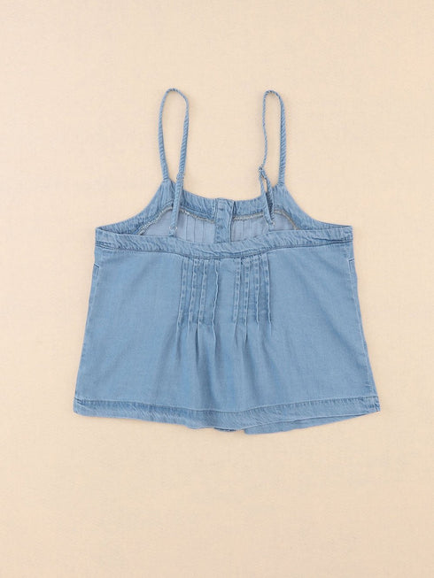 sky-blue-pleated-buttons-denim-tank-top