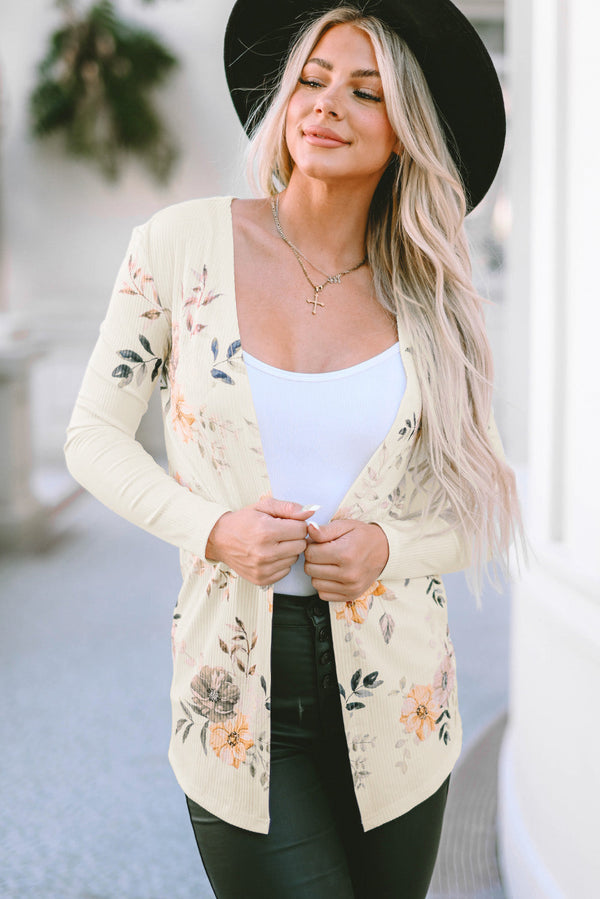 printed-lightweight-and-batwing-sleeve-medium-length-cardigan