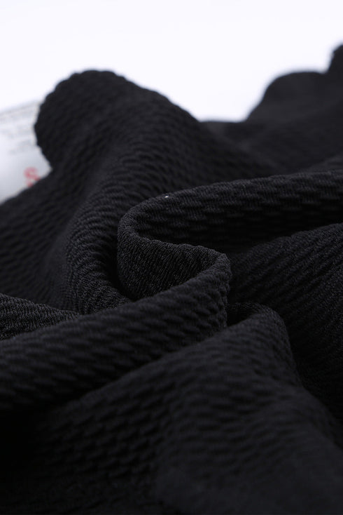 black-solid-scalloped-one-shoulder-bikini