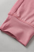 Fushia Drawstring Elastic Waistband Pocketed Joggers
