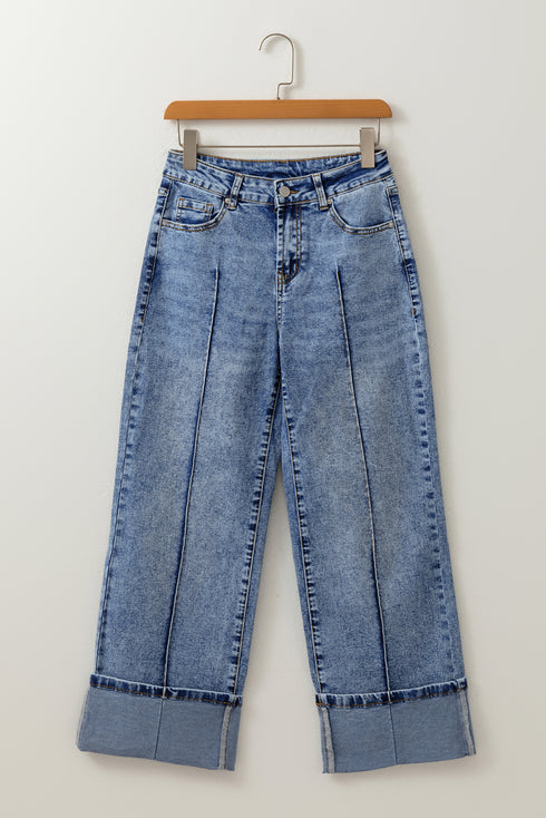 raw hem jeans
