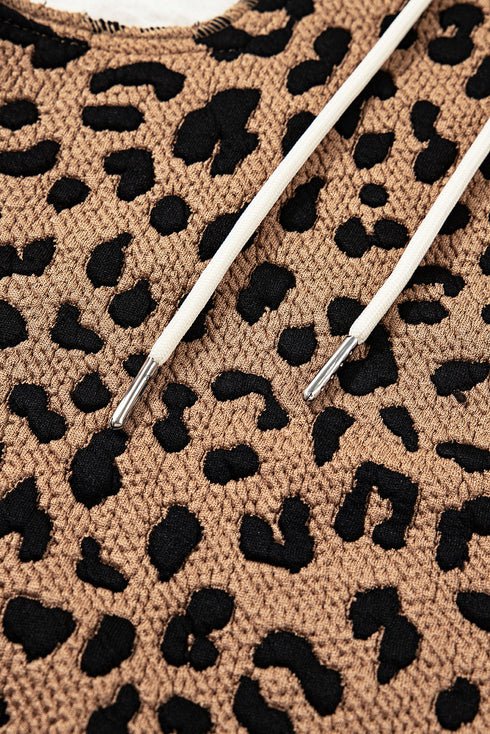 leopard patchwork jacket