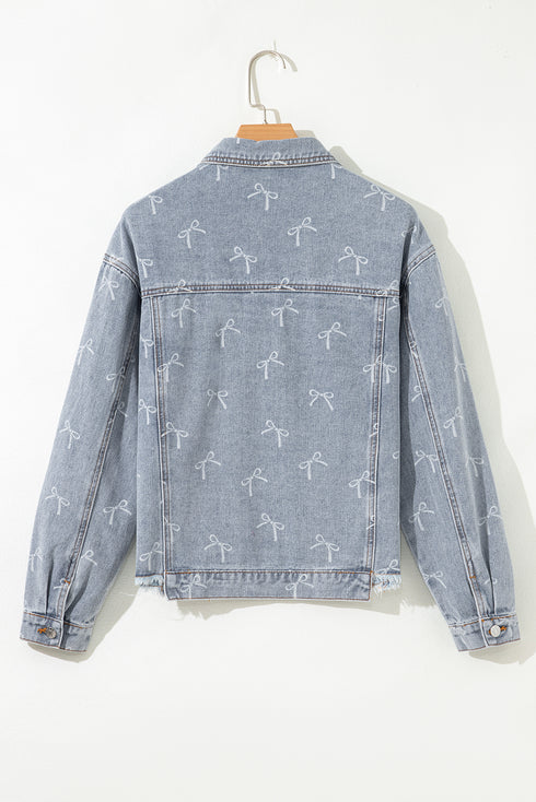 Raw Hem Denim Jacket