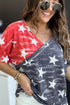 summer-star-print-v-neck-off-shoulder-t-shirt