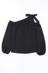 womens-blouses-chiffon-temperament-off-shoulder-tie-loose-blouse