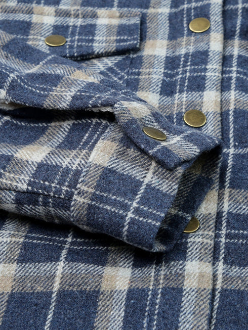 blue-plaid-pattern-sherpa-lined-hooded-shacket