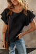 Ruffle Sleeve Blouse