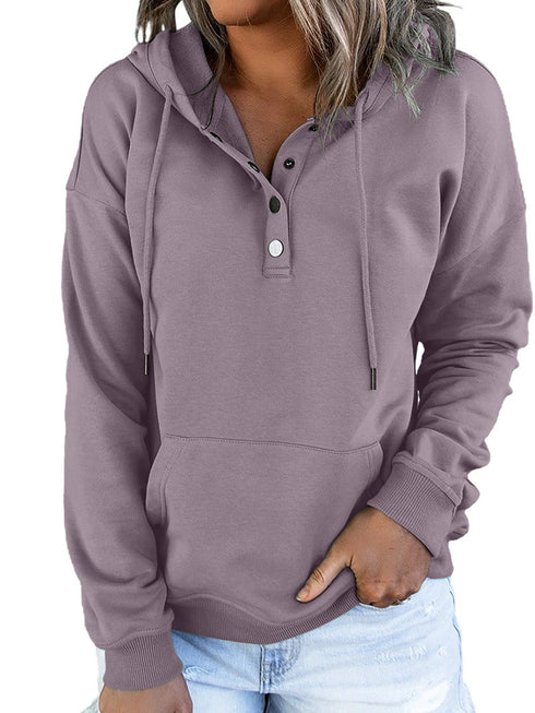 womens-hoodies-hooded-drawstring-v-neck-pocket-sweater